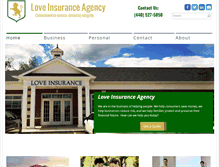 Tablet Screenshot of loveinsurance.com